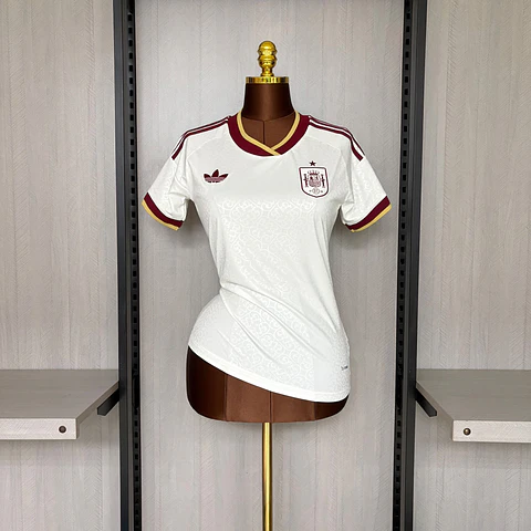 Camisola alternativa Espanha Mundial 2026 - Versão feminina