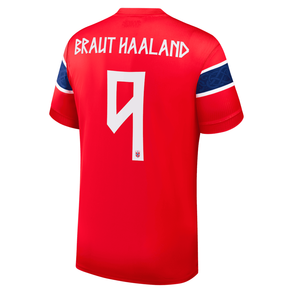 Criança - Camisola principal Noruega Mundial 2026 - Braut Haaland 9 3