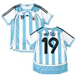 Camisola principal Argentina Mundial 2006 - Messi 19 - Versão adepto - Thumbnail 1