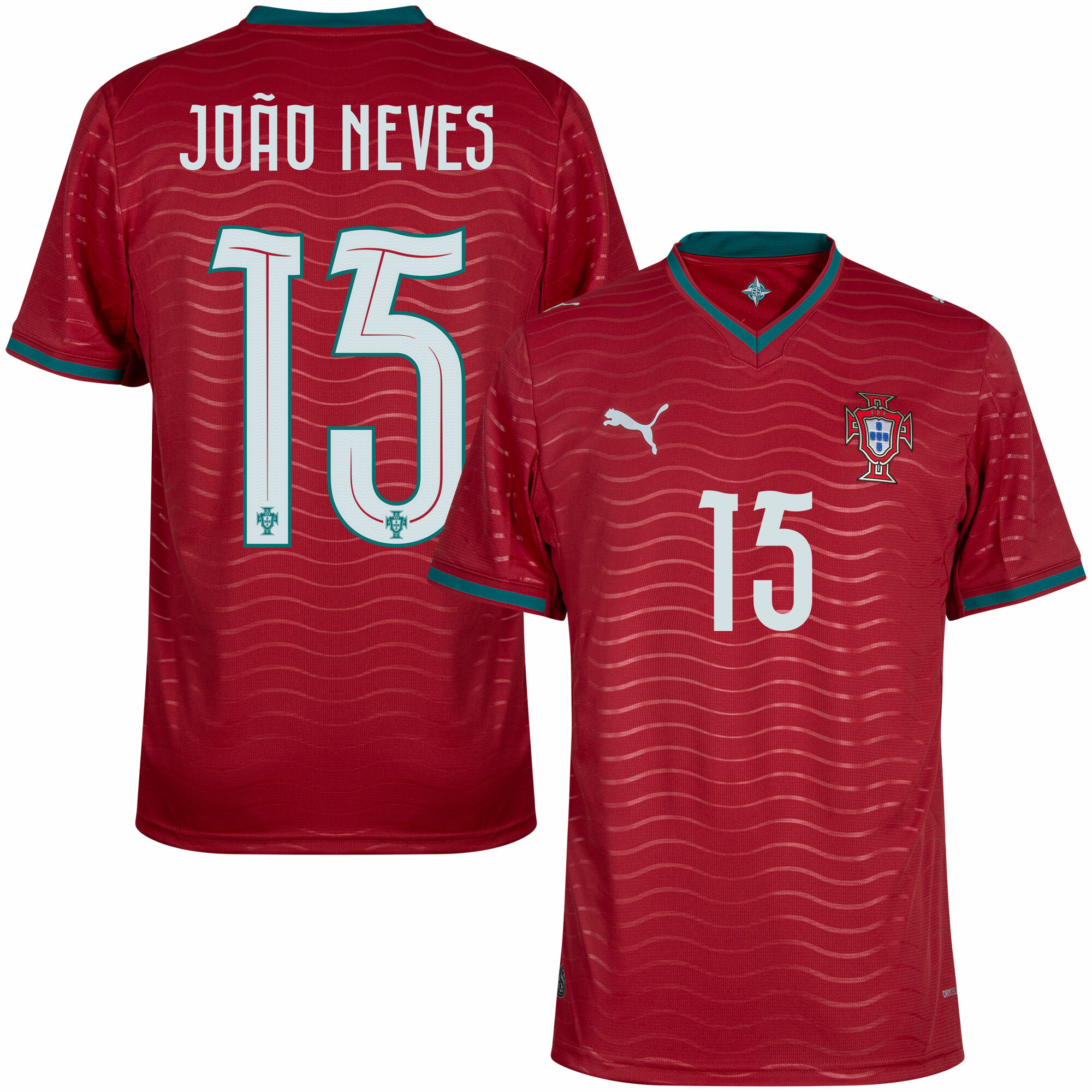 Camisola Principal Portugal Mundial 2026 - João Neves 15 1