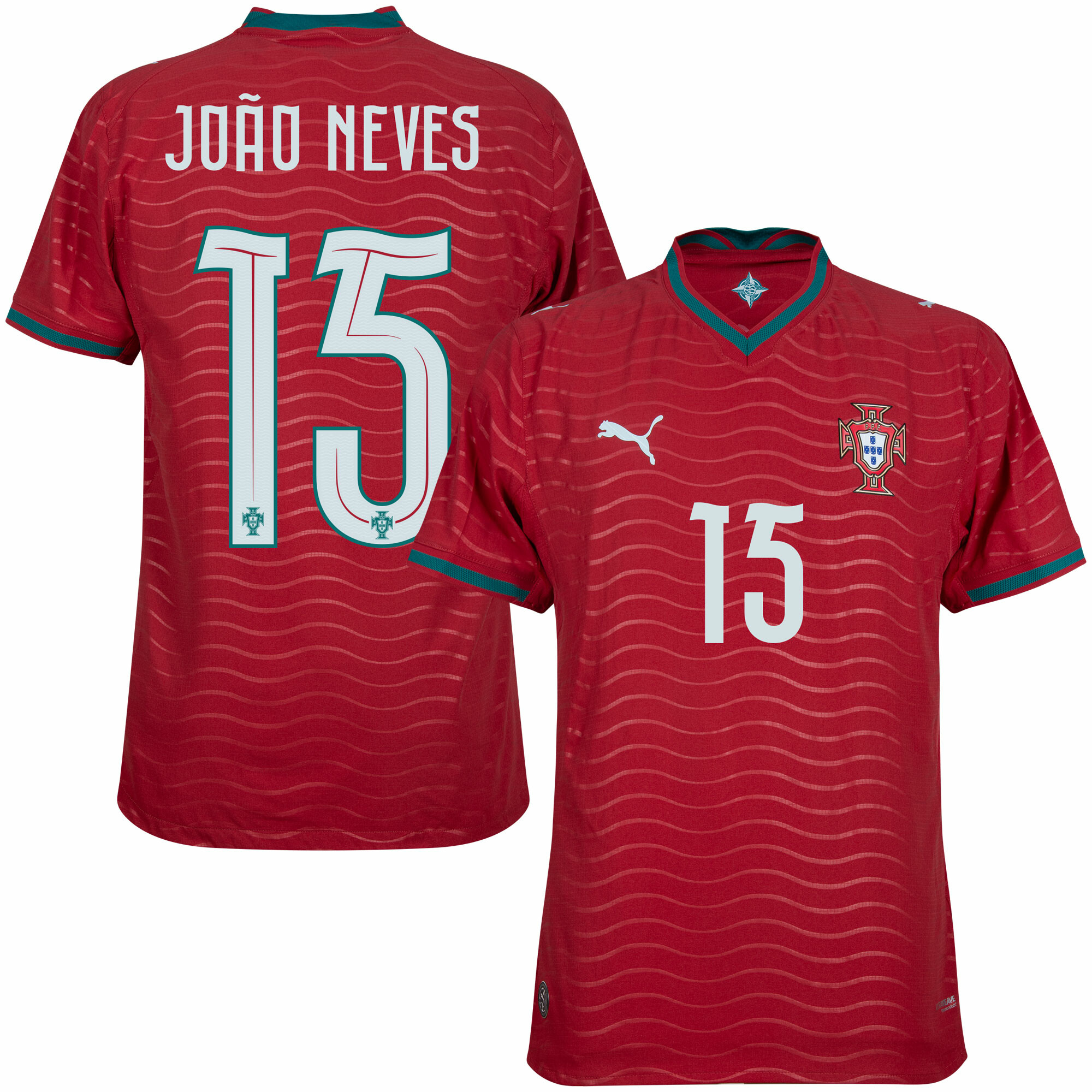 Camisola Principal Portugal Mundial 2026 - João Neves 15 11