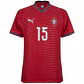 Camisola Principal Portugal Mundial 2026 - João Neves 15 - Thumbnail 13