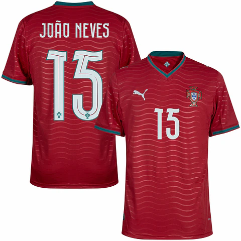 Criança - Camisola principal Portugal Mundial 2026 - João Neves 15