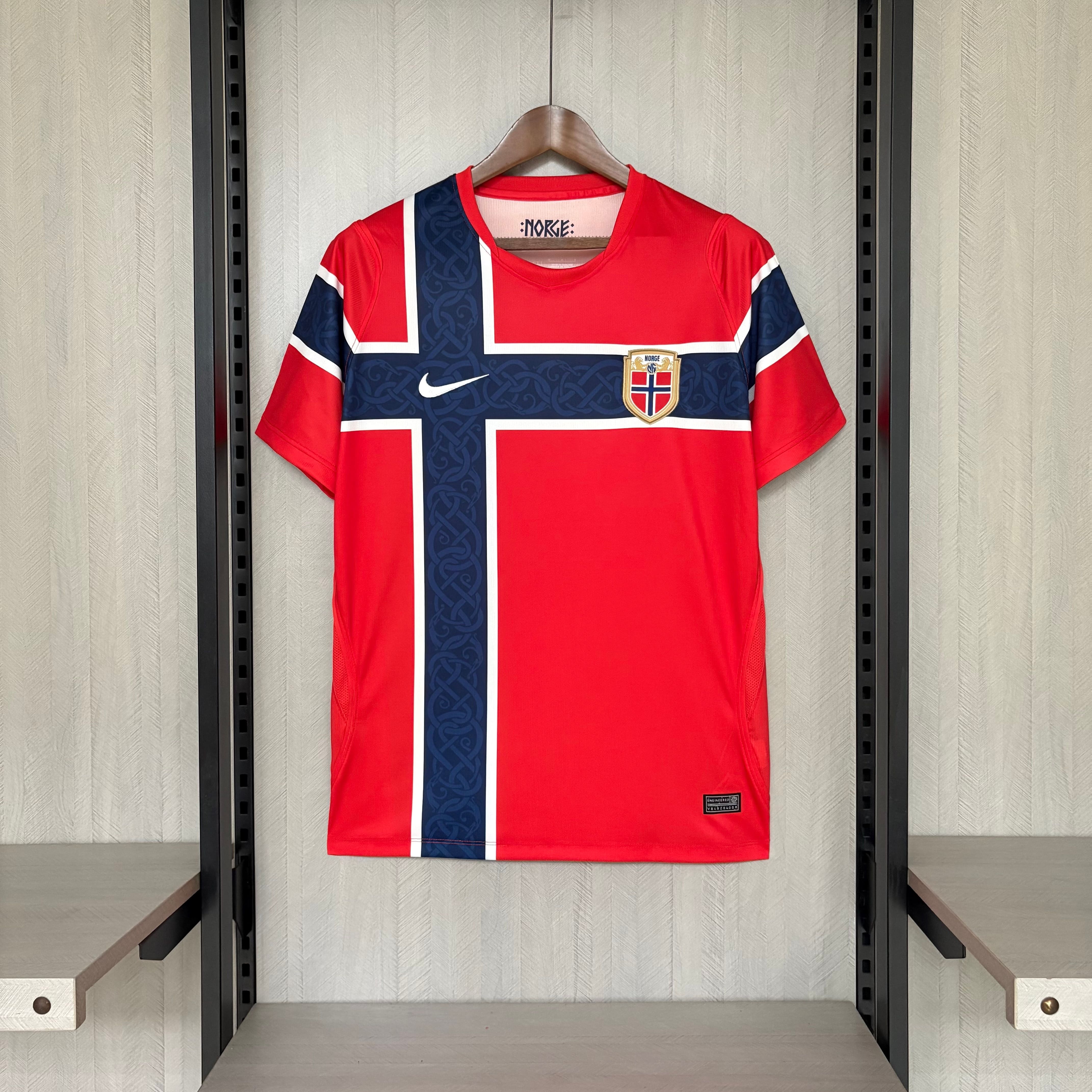Camisola Principal Noruega Mundial 2026 - Versão adepto 1