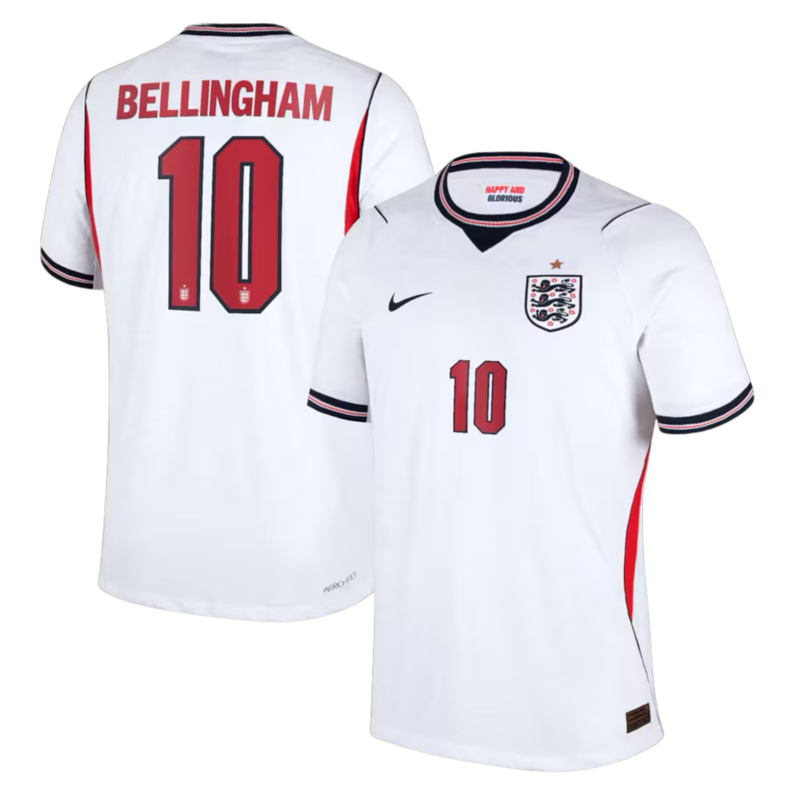 Camisola Principal Inglaterra Mundial 2026 - Bellingham 10 5