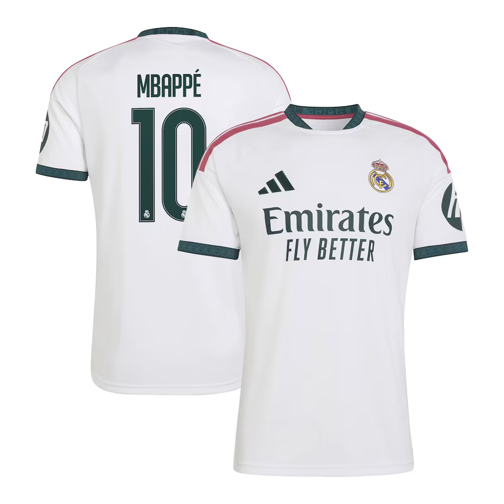 Camisola Principal Real Madrid 26/27 - Mbappé 10 1
