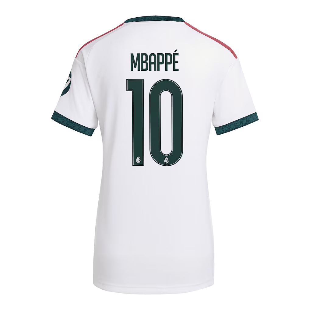 Camisola Principal Real Madrid 26/27 - Mbappé 10 - Versão feminina 3
