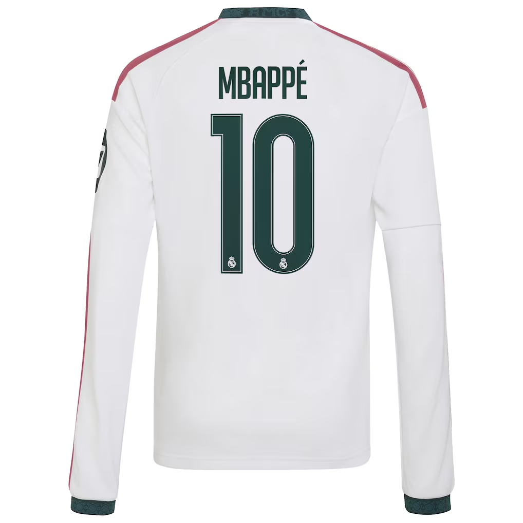 Camisola Principal Real Madrid 26/27 - Mbappé 10 - Manga comprida 2