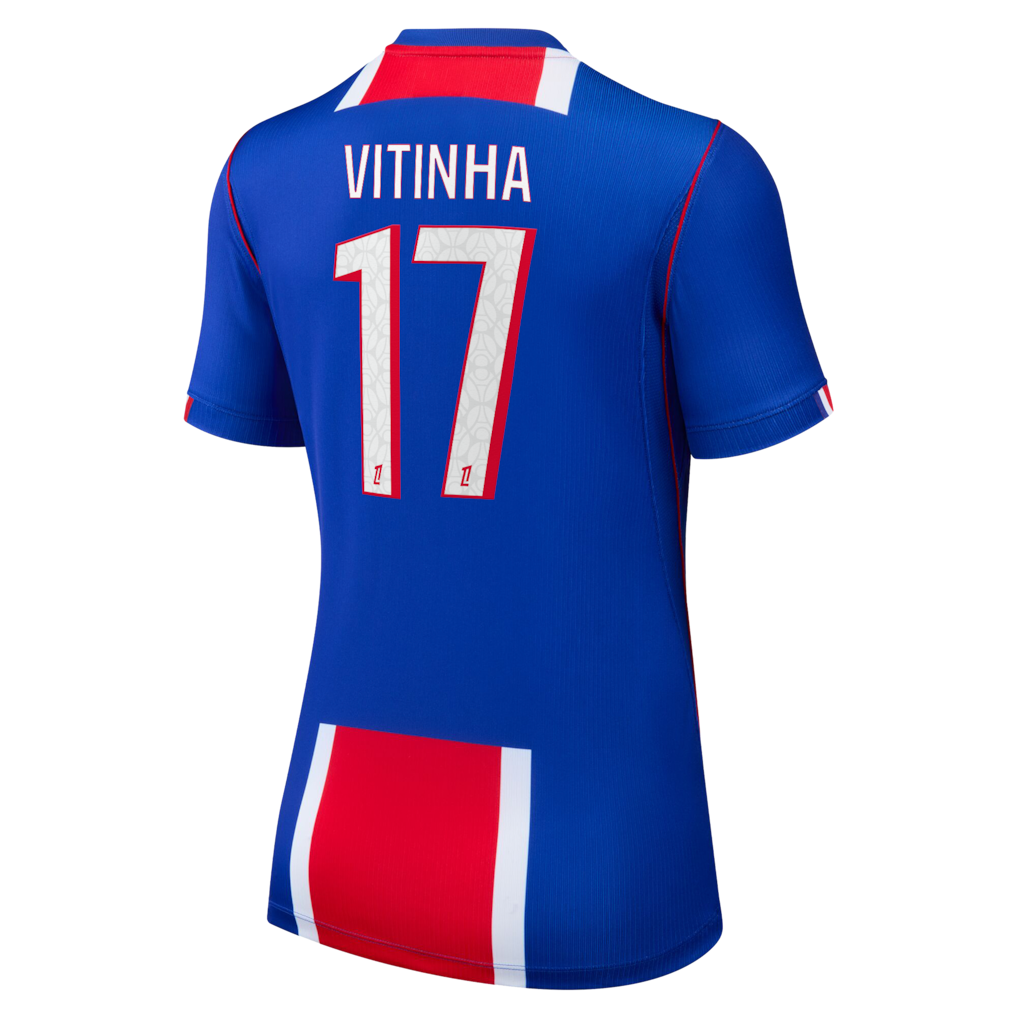 Camisola principal PSG 26/27 - Vitinha 17 - Versão feminina 2