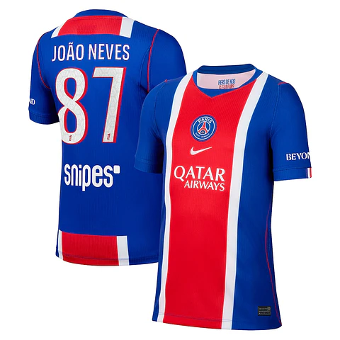 Criança - Camisola principal PSG 26/27 - João Neves 87