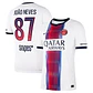 Camisola alternativa PSG 26/27 - João Neves 87 - Thumbnail 4