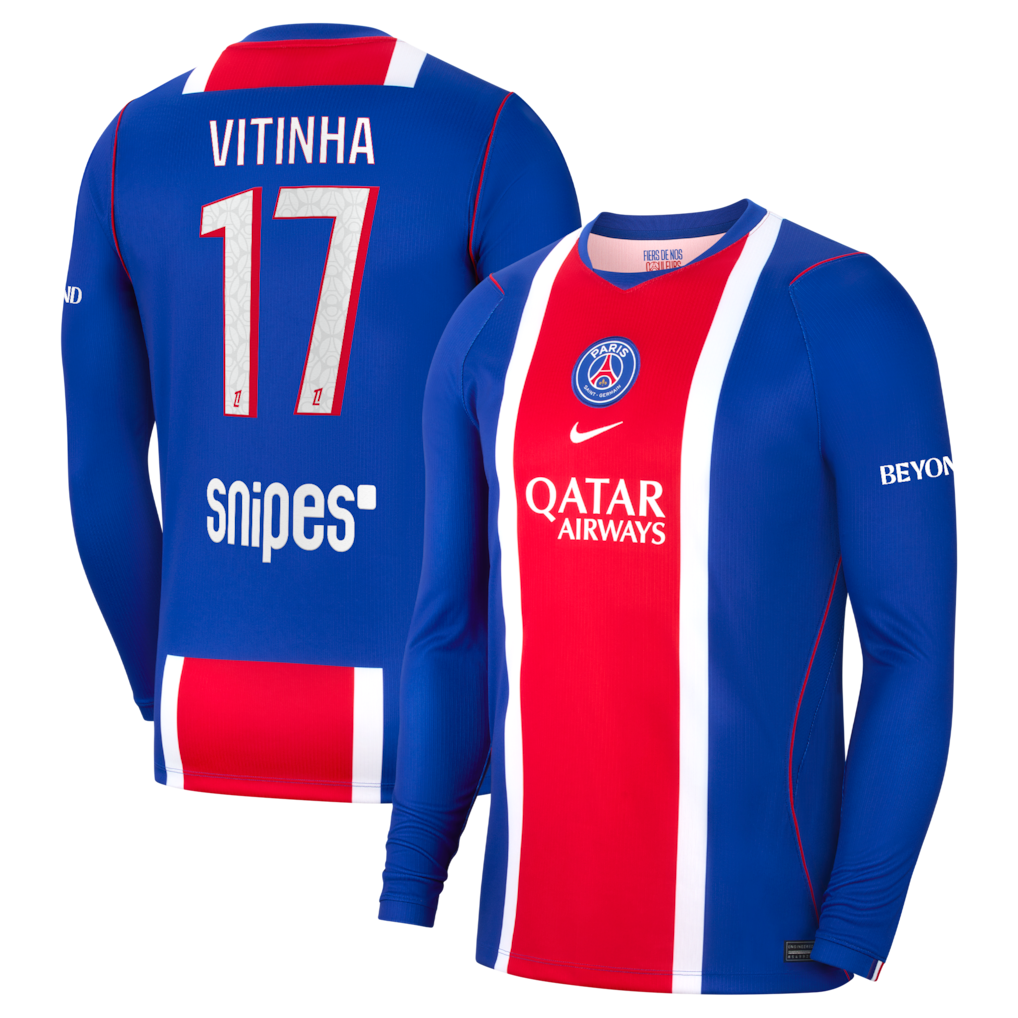 Camisola principal PSG 26/27 - Vitinha 17 - Manga comprida 1