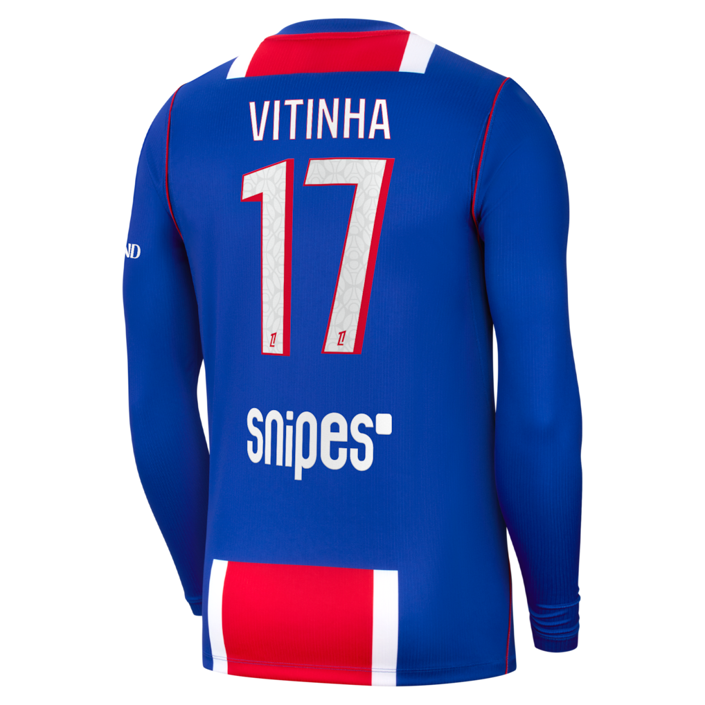 Camisola principal PSG 26/27 - Vitinha 17 - Manga comprida 2