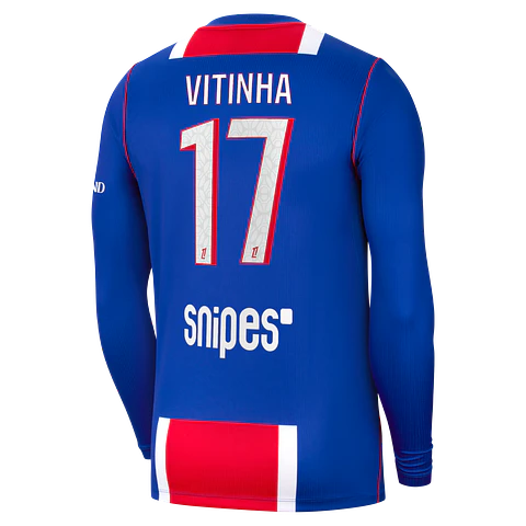 Camisola principal PSG 26/27 - Vitinha 17 - Manga comprida