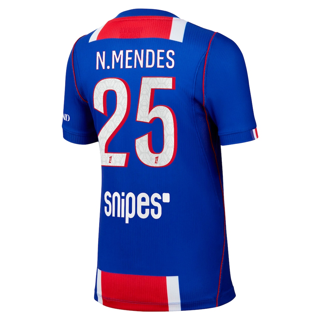 Criança - Camisola principal PSG 26/27 - N.Mendes 25 2