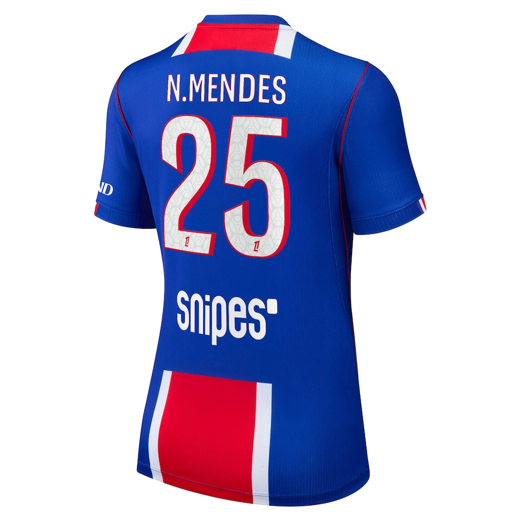 Camisola principal PSG 26/27 - N.Mendes 25 - Versão feminina 2