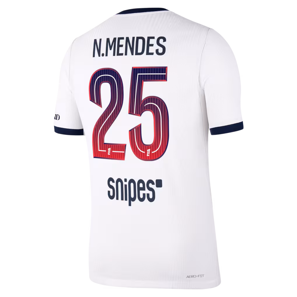 Camisola alternativa PSG 26/27 - N.Mendes 25 5