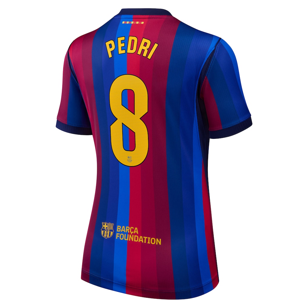 Camisola Principal Barcelona 26/27 - Pedri 8 - Versão feminina 3