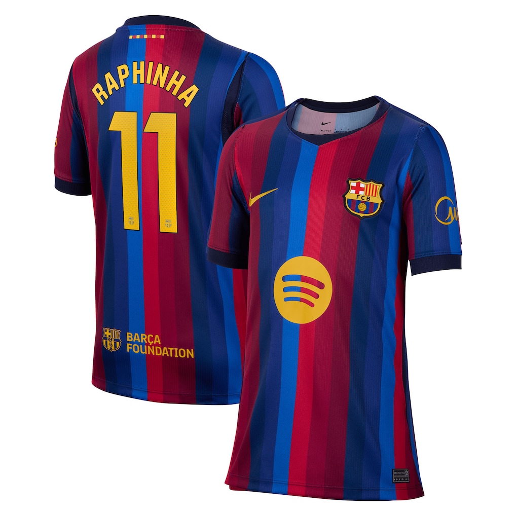 Criança - Camisola principal Barcelona 26/27 - Raphinha 11 1