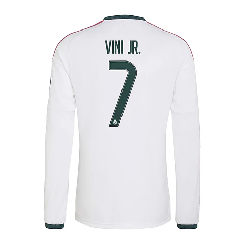 Camisola Principal Real Madrid 26/27 - Vini Jr. 7 - Manga comprida
