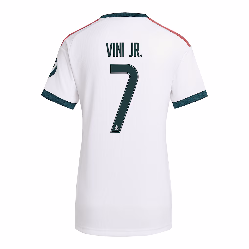 Camisola Principal Real Madrid 26/27 - Vini Jr. 7 - Versão feminina 2