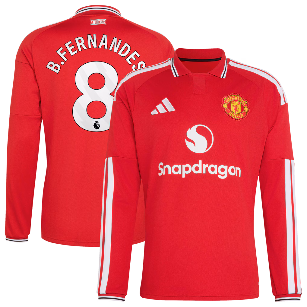 Camisola Principal Man Utd 26/27 - B.Fernandes 8 - Manga comprida 1