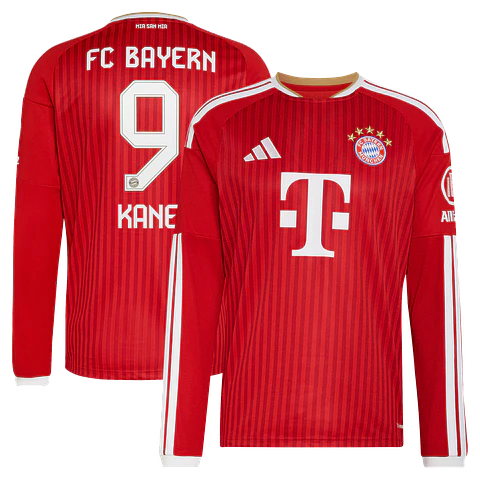 Camisola Principal Bayern Munique 26/27 - Kane 9 - Manga comprida