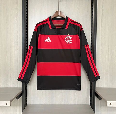 Camisola Principal Flamengo 2026/2027 Manga comprida - Versão adepto