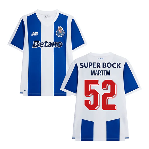 Camisola principal FC Porto 26/27 - Martim 52 - Versão adepto