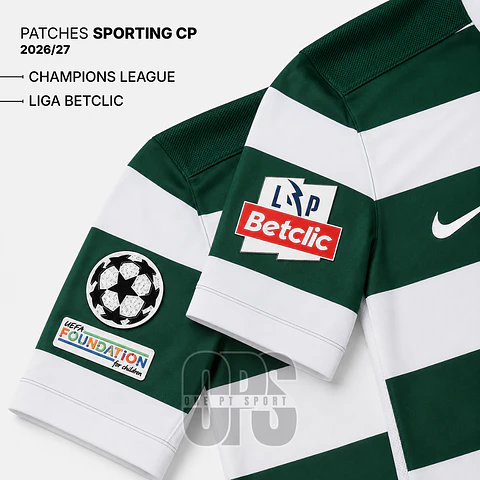Camisola principal Sporting CP 26/27 - Versão adepto