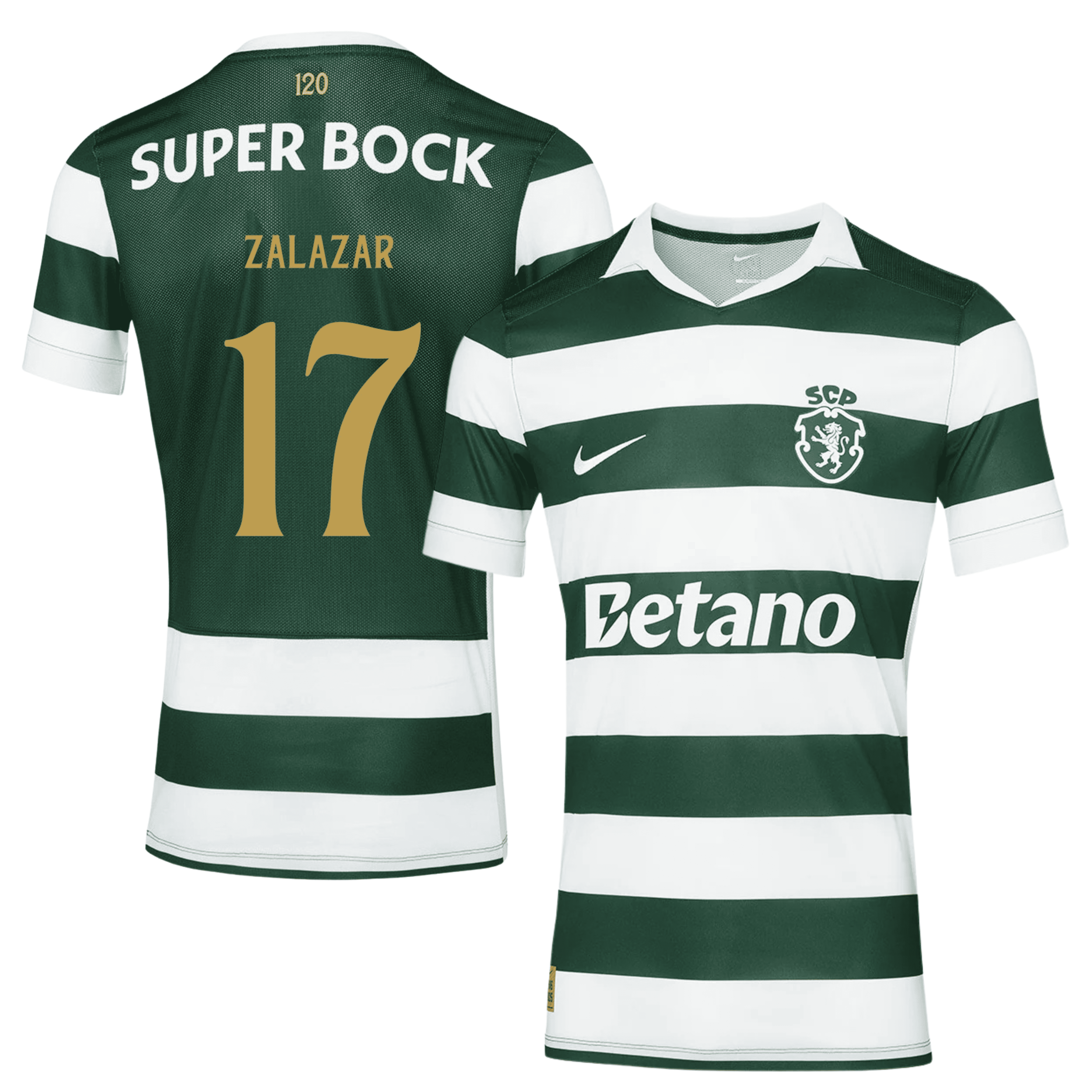 Camisola principal Sporting CP 26/27 - Zalazar 17 - Versão adepto 1