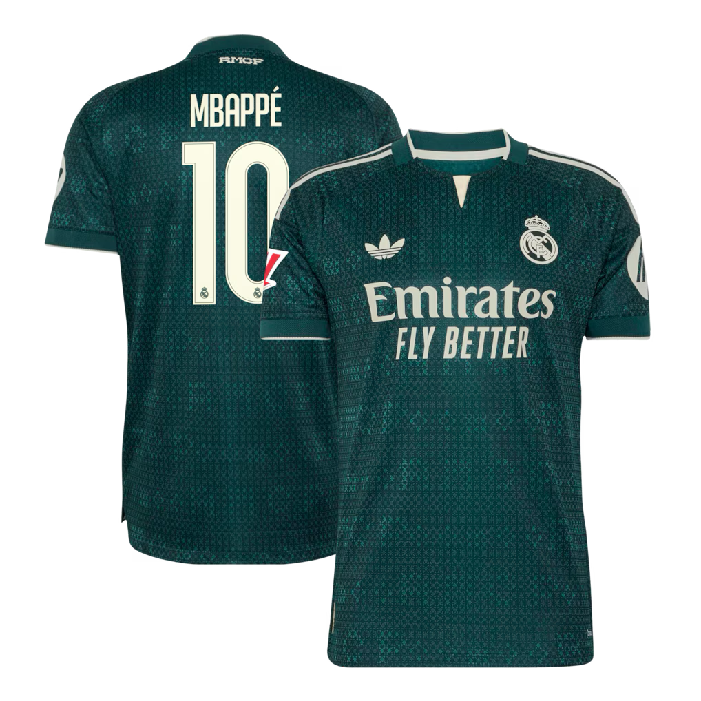 Camisola alternativa Real Madrid 26/27 - Mbappé 10 5