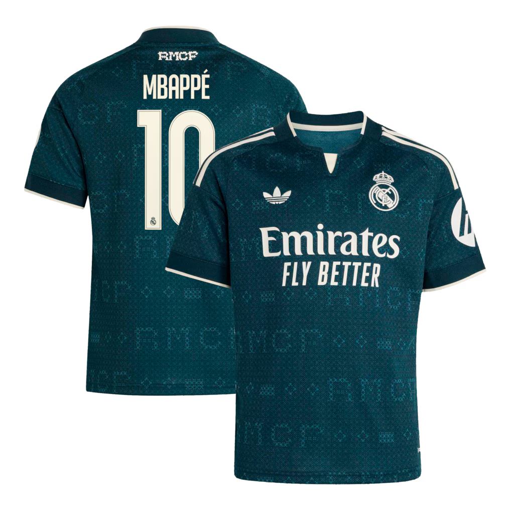 Criança - Camisola alternativa Real Madrid 26/27 - Mbappé 10 1