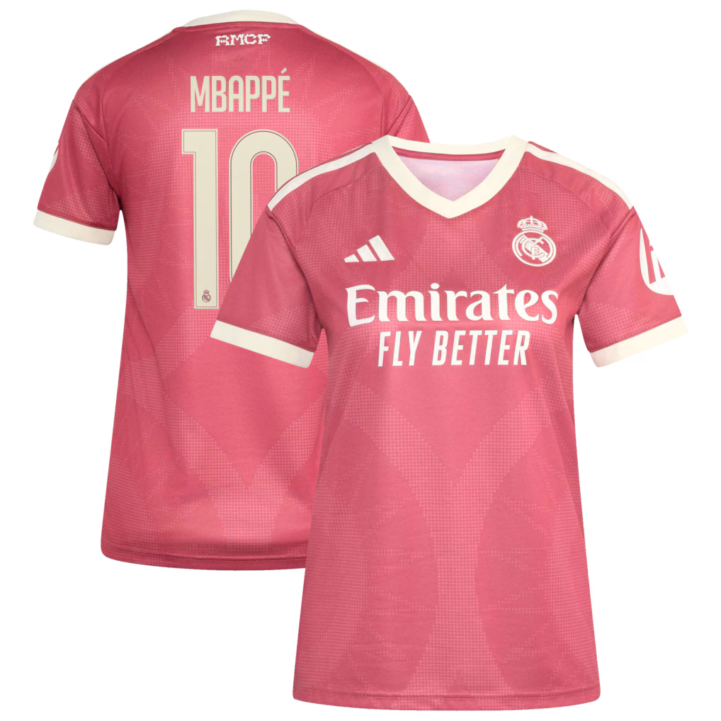 3ª Camisola Real Madrid 26/27 - Mbappé 10 - Versão feminina 1