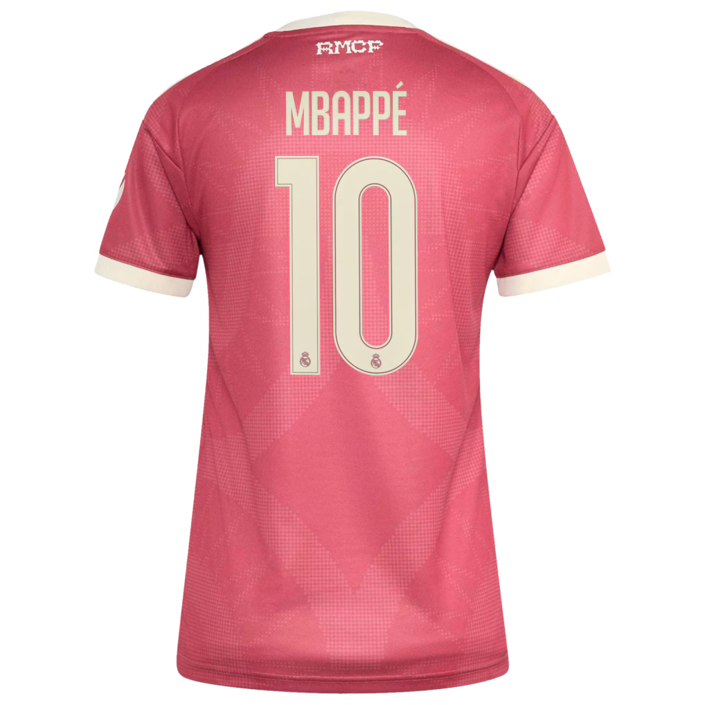 3ª Camisola Real Madrid 26/27 - Mbappé 10 - Versão feminina 3