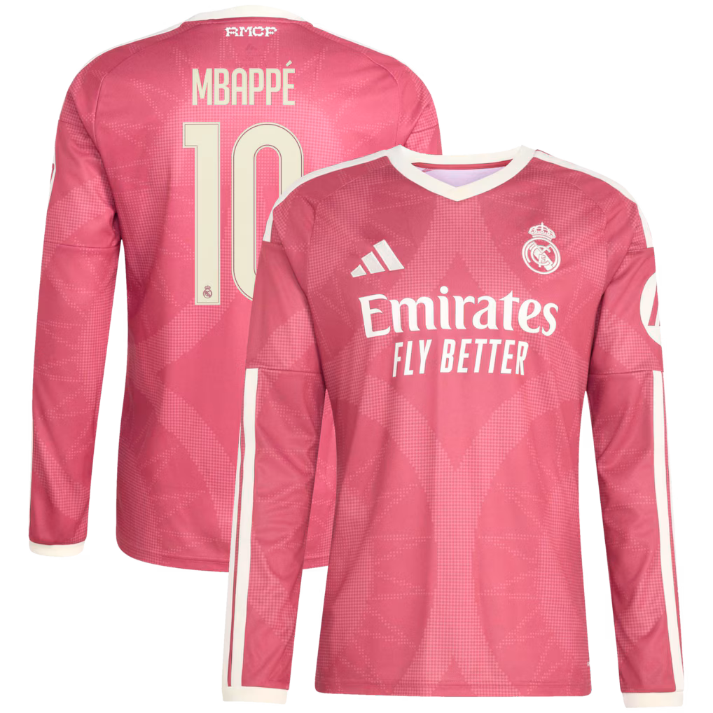 3ª Camisola Real Madrid 26/27 - Mbappé 10 - Manga comprida 1
