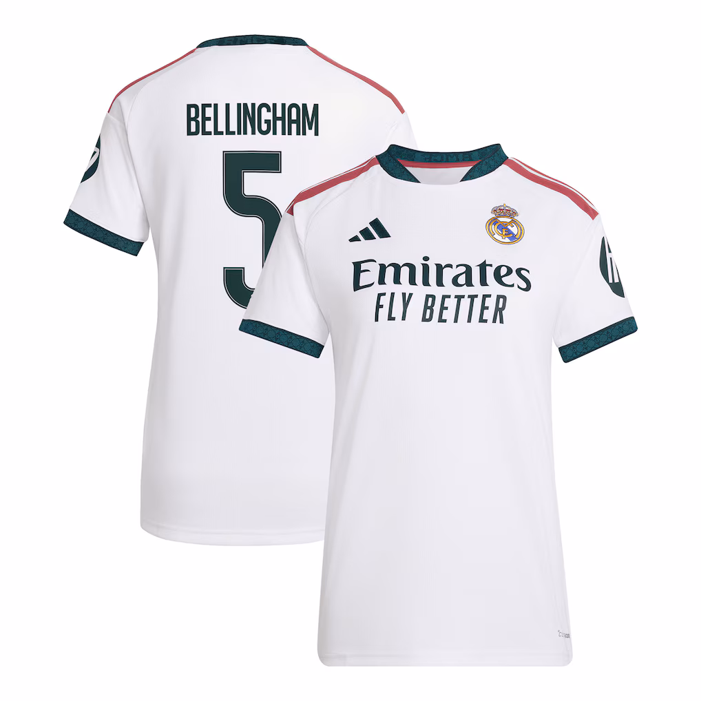 Camisola Principal Real Madrid 26/27 - Bellingham 5 - Versão feminina 1