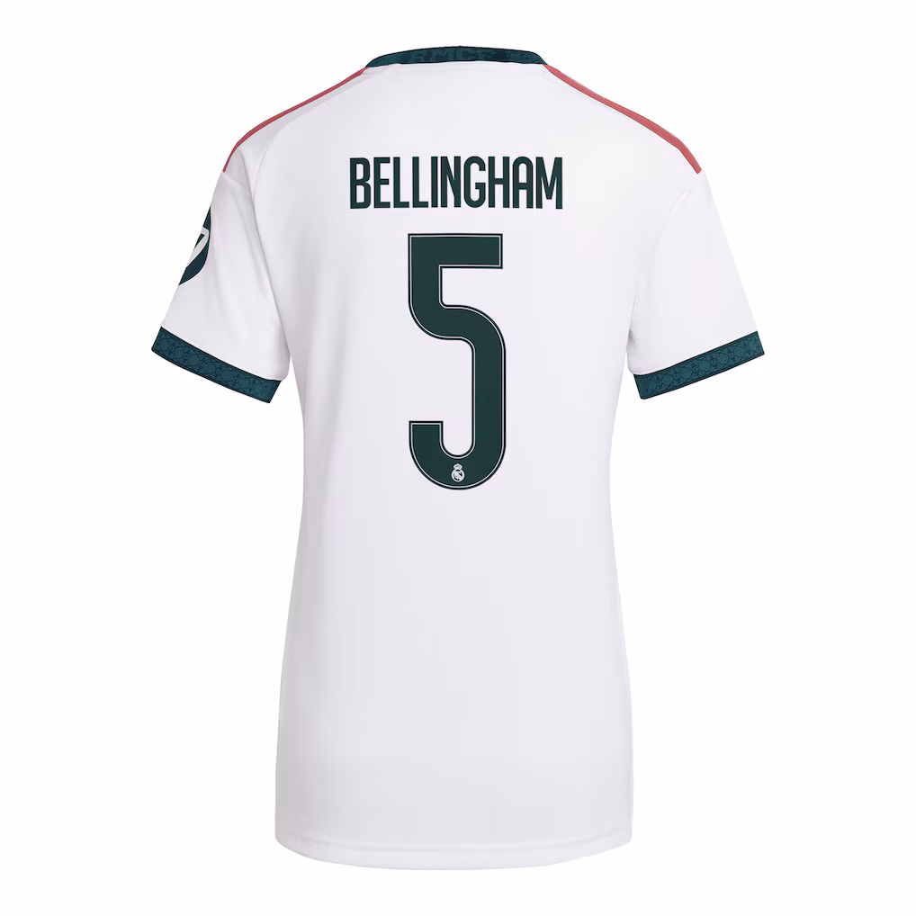 Camisola Principal Real Madrid 26/27 - Bellingham 5 - Versão feminina 3