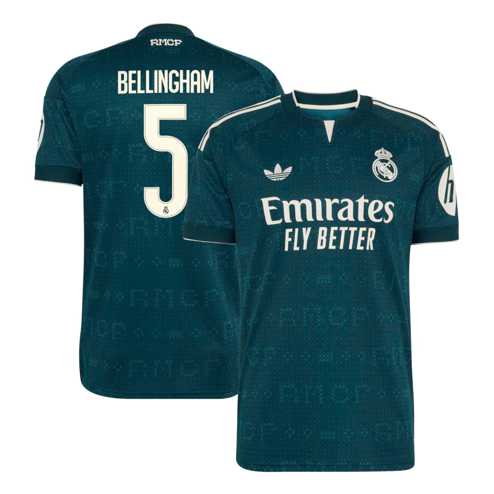 Camisola alternativa Real Madrid 26/27 - Bellingham 5 1