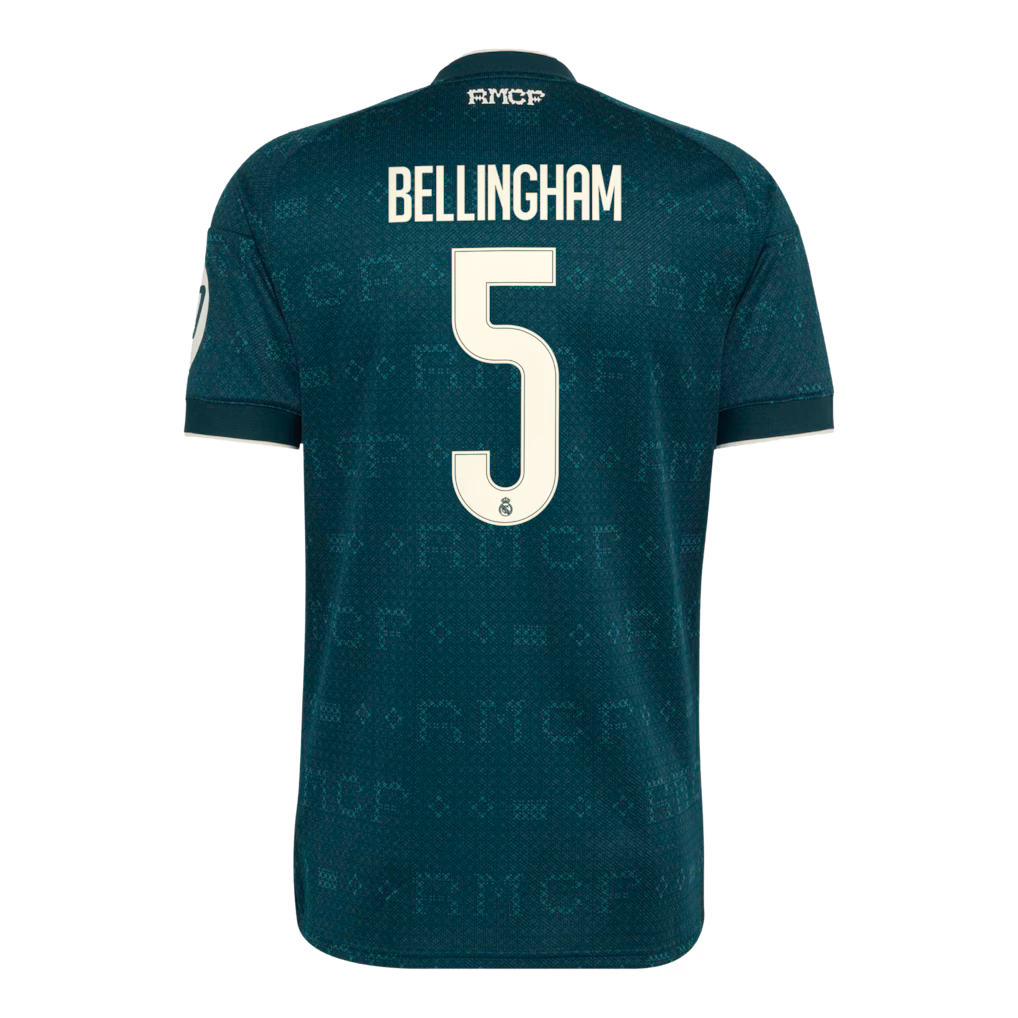 Camisola alternativa Real Madrid 26/27 - Bellingham 5 2
