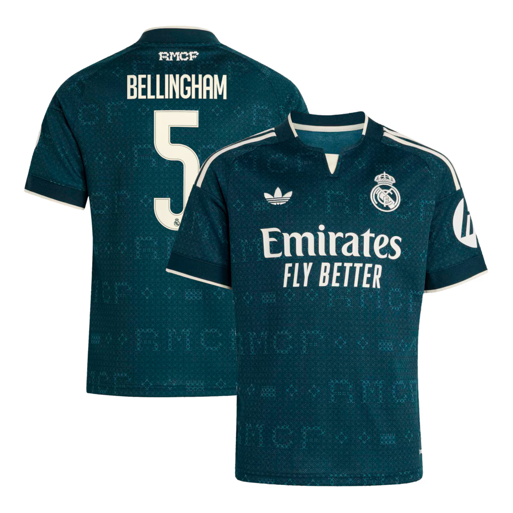 Criança - Camisola alternativa Real Madrid 26/27 - Bellingham 5 1