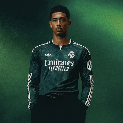 Camisola alternativa Real Madrid 26/27 - Bellingham 5 - Manga comprida
