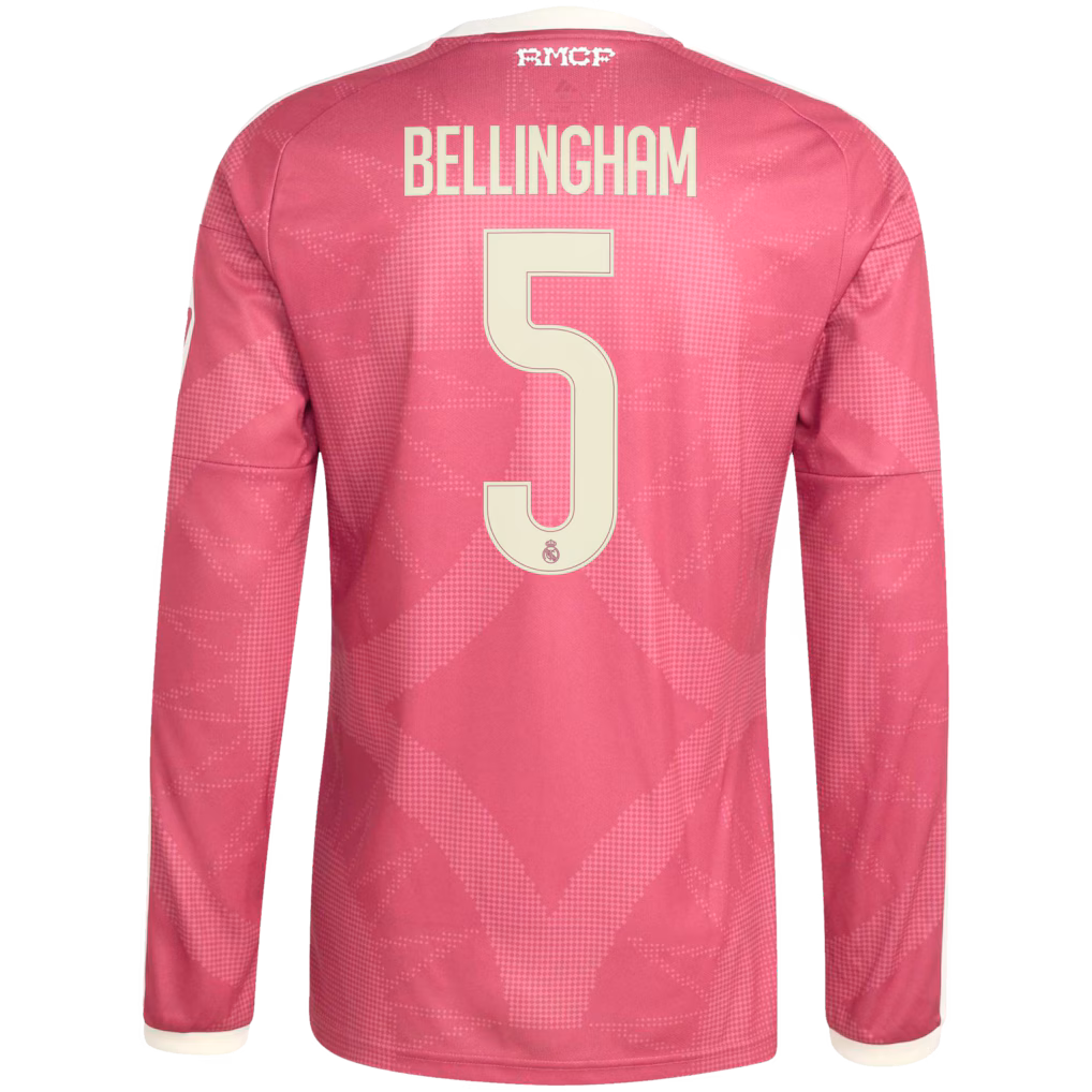 3ª Camisola Real Madrid 26/27 - Bellingham 5 - Manga comprida 3
