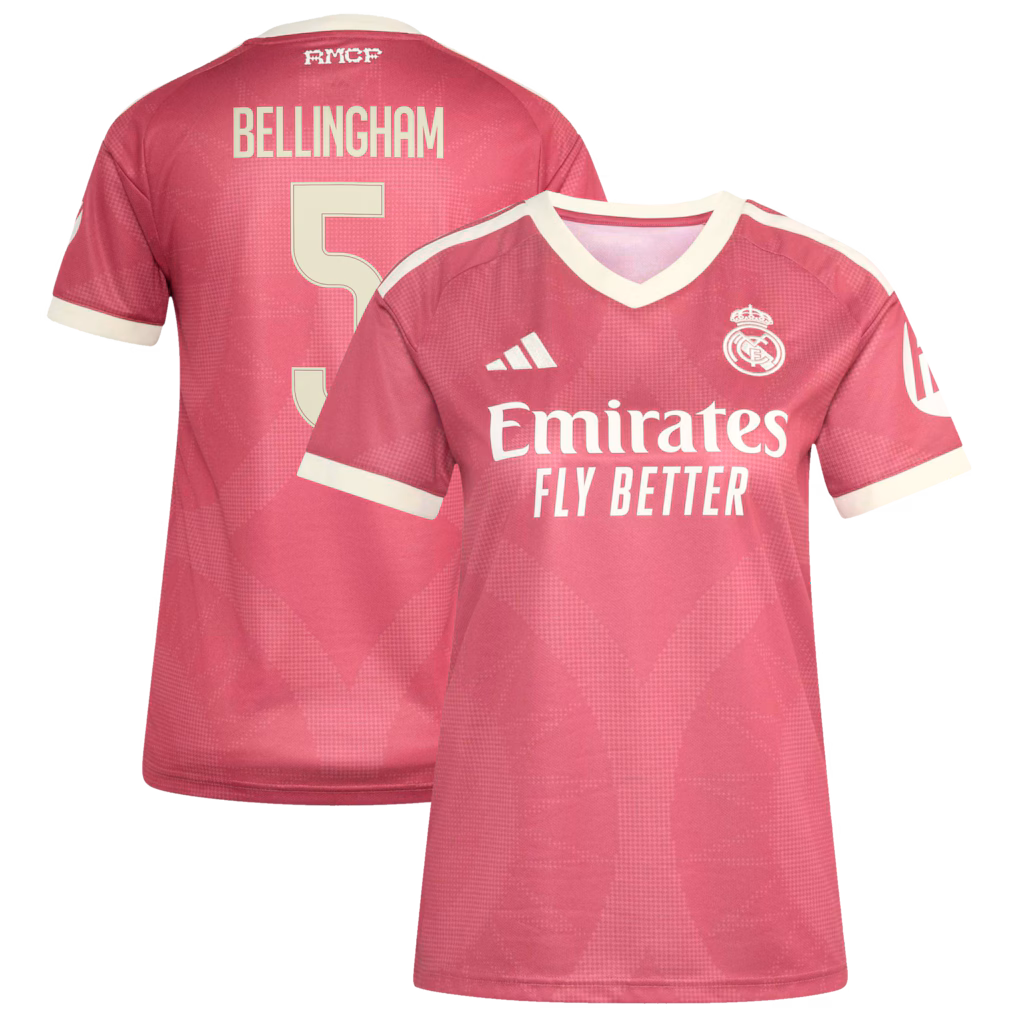 3ª Camisola Real Madrid 26/27 - Bellingham 5 - Versão feminina 1