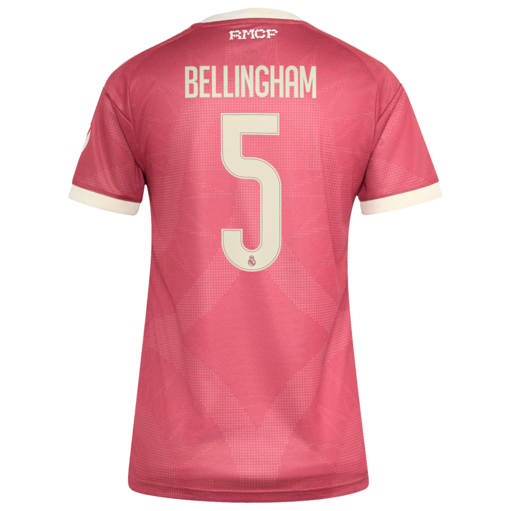 3ª Camisola Real Madrid 26/27 - Bellingham 5 - Versão feminina 3