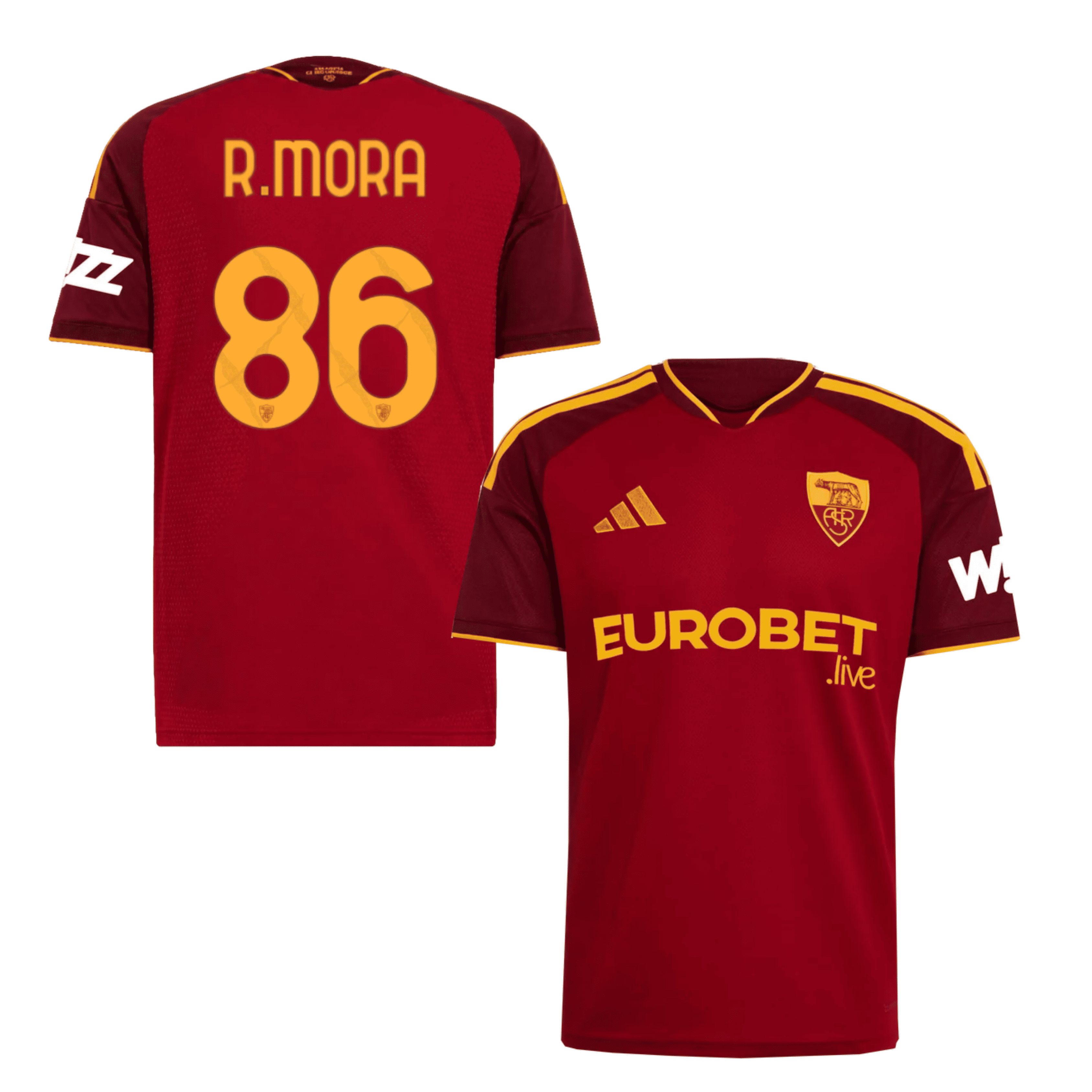 Camisola principal Roma 26/27 - R.Mora 86 1