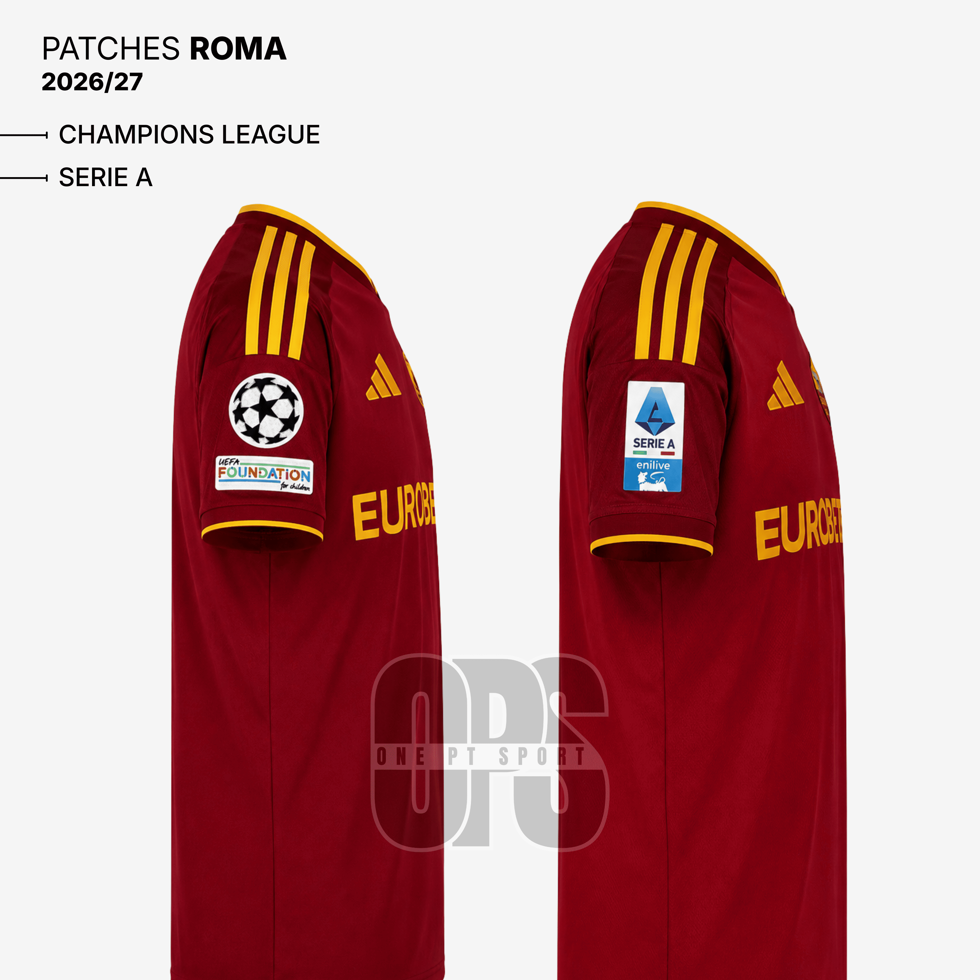 Camisola principal Roma 26/27 - R.Mora 86 8