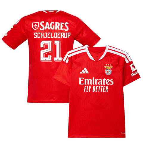Camisola principal SL Benfica 26/27  - Schjelderup 21 - Versão adepto