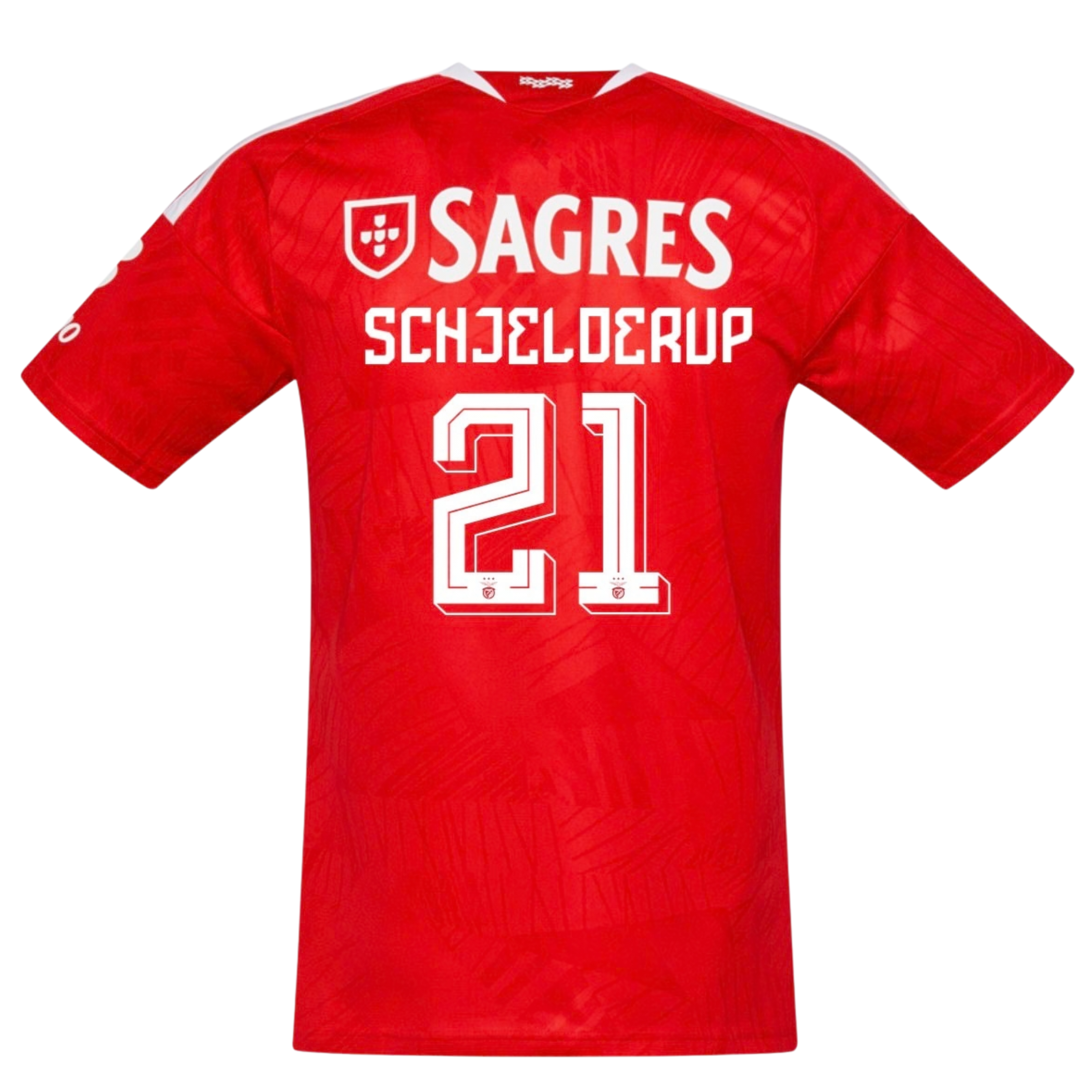 Camisola principal SL Benfica 26/27  - Schjelderup 21 - Versão adepto 2