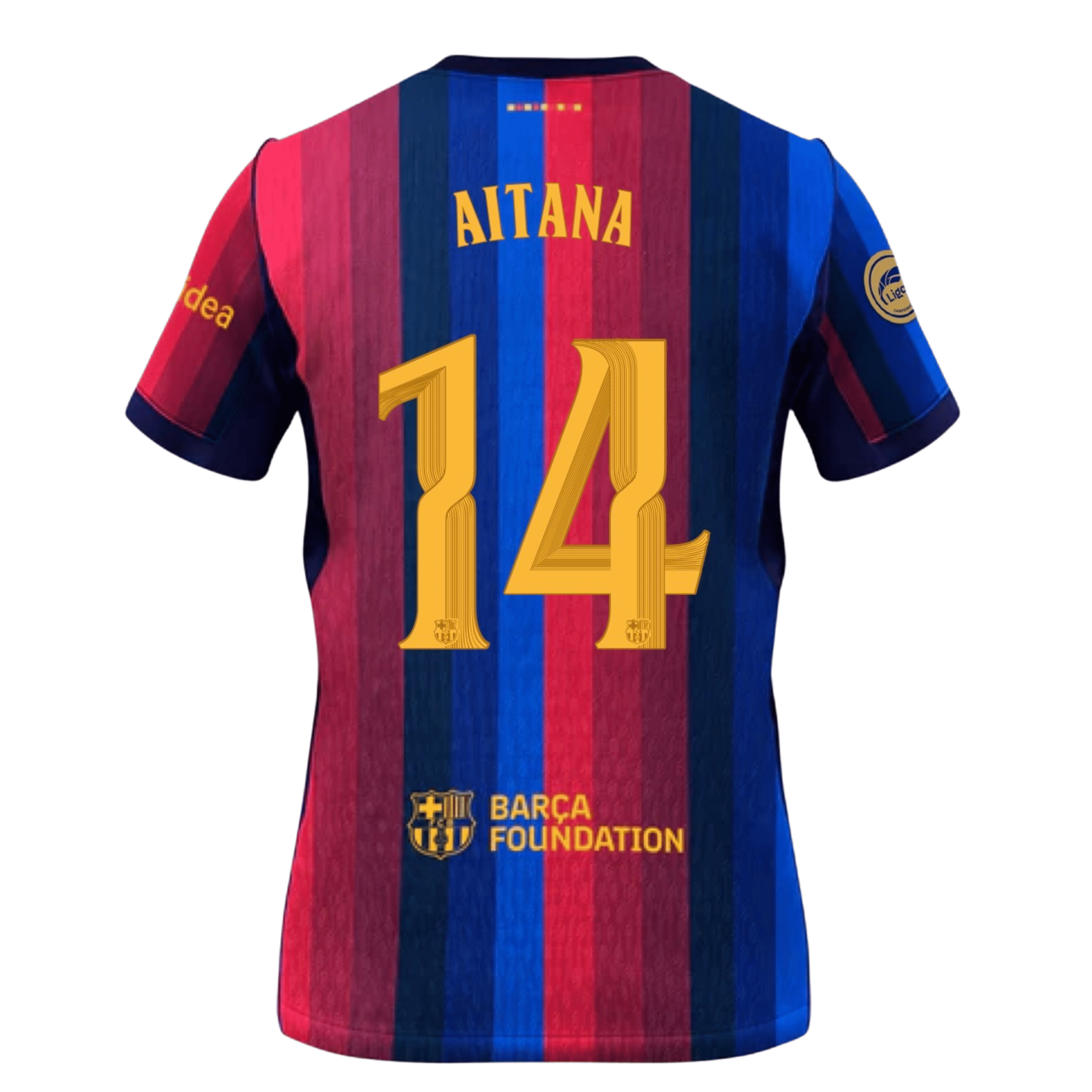 Camisola Principal Barcelona 26/27 - Aitana 14 - Versão feminina 3